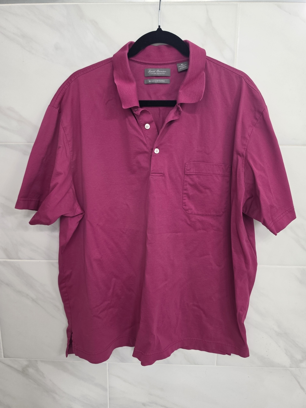 Daniel Cremieux Men’s Polo Shirt - Magenta